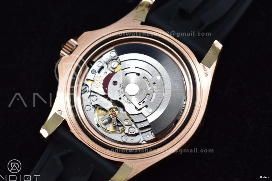 Best Bezel Strap Edition Yacht-Master 116655 VS3135 Rubber VSF on Ceramic 1:1 Oysterflex Black 0302